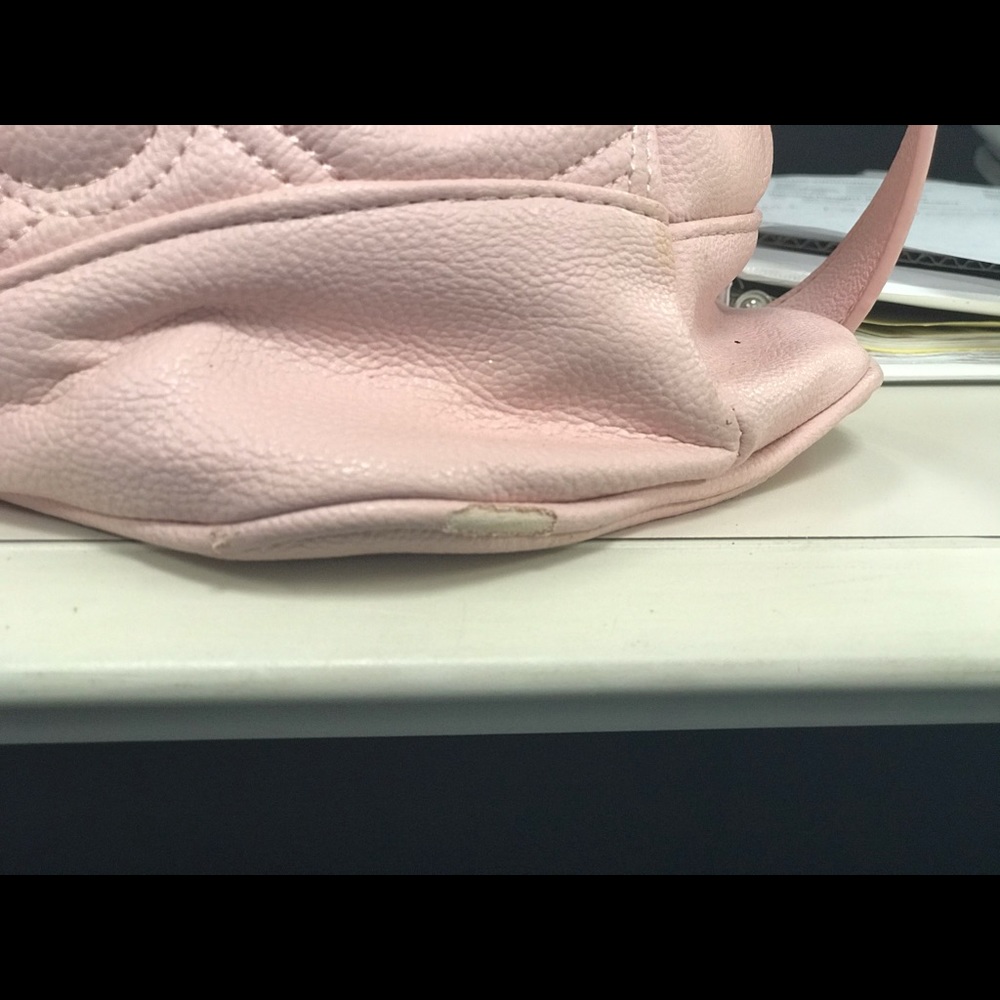 Baby pink Betsy Johnson purse